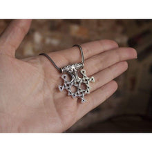 Load image into Gallery viewer, 925 Sterling Silver Hiddensee Thors Hammer Pendant or Various Chain Necklace Viking Cross Odins Mjolnir Symbol Mens Nordic Norse Jewelry Gift for Men Handmade Replica/Add Option-Silver Chain