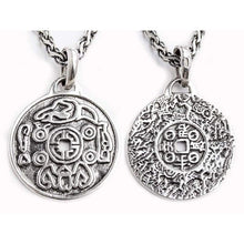 Load image into Gallery viewer, 925 Sterling Silver Lucky Coin Necklace Ancient Chinese Coins Money Pendant Evil Eye Good Luck Charm Feng Shui Attract Fortune Amulet Talisman Jewelry Gift for Men Women/Handmade