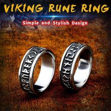Load image into Gallery viewer, Beier 316L Stainless Steel nose viking Amulet rune words Odin s Symbol for men scandinavian wholesale ring jewelry BR8-595