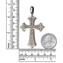 Load image into Gallery viewer, EVBEA Crucifix West Syrian Cross Pendants&Necklaces Stainless Steel Chain Vintage Catholic Religious Men Jewelry(2 Chians)