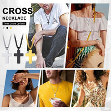 Load image into Gallery viewer, FaithHeart Cremation Urn Necklace Women Men Stainless Steel Cross Memento Jewelry Pet Ashes/Perfume Keepsake Pendant Necklace for Memory