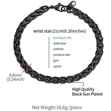 Load image into Gallery viewer, FaithHeart Cross Bracelet Bible Verse Prayer Jewelry, Stainless Steel/18K Gold Plated Resilient Beads Chain Bracelet Christian Praying Hands Coin Medal Saint Benedict Bracelets (Send Gift Box)