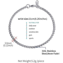 Load image into Gallery viewer, FaithHeart Cross Bracelet Bible Verse Prayer Jewelry, Stainless Steel/18K Gold Plated Resilient Beads Chain Bracelet Christian Praying Hands Coin Medal Saint Benedict Bracelets (Send Gift Box)