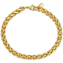 Load image into Gallery viewer, FaithHeart Cross Bracelet Bible Verse Prayer Jewelry Stainless Steel/18K Gold Plated Resilient Beads Chain Bracelet Christian Praying Hands