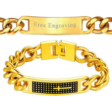 Load image into Gallery viewer, FaithHeart Cross Bracelet Bible Verse Prayer Jewelry Stainless Steel/18K Gold Plated Resilient Beads Chain Bracelet Christian Praying Hands