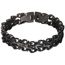 Load image into Gallery viewer, FaithHeart Cross Bracelet Bible Verse Prayer Jewelry Stainless Steel/18K Gold Plated Resilient Beads Chain Bracelet Christian Praying Hands