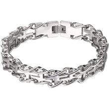 Load image into Gallery viewer, FaithHeart Cross Bracelet Bible Verse Prayer Jewelry Stainless Steel/18K Gold Plated Resilient Beads Chain Bracelet Christian Praying Hands