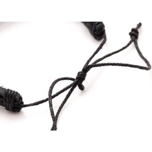 Load image into Gallery viewer, Fusamk Fashion Religious Cross Tag Bangle Leather Wristband Rope Link Bracelet - Jewelry