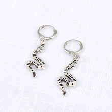 Load image into Gallery viewer, GEOMEE 1 Pair Personality Indian Jewelry Ethnic Snake Hoop Earrings Brincos Para As Mulheres Vintage Antique Silver Earring - Ear Jewelry