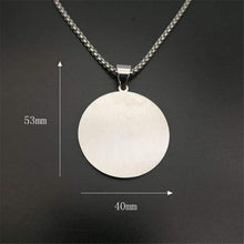 Load image into Gallery viewer, Hip Hop Round Coin All Seeing Eye of Providence Pendants Necklaces For Women/Men Gold Color Stainless Steel Masonic Jewelry - Pendant