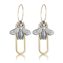 Load image into Gallery viewer, Individuality Gold&Sliver Insect Drop Earrings For Women Special Fashion Design Jewelry Classic Decoration Earrings Gold