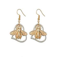Load image into Gallery viewer, Individuality Gold&Sliver Insect Drop Earrings For Women Special Fashion Design Jewelry Classic Decoration Earrings Gold - 200000168