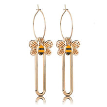 Load image into Gallery viewer, Individuality Gold&Sliver Insect Drop Earrings For Women Special Fashion Design Jewelry Classic Decoration Earrings Gold - 200000168