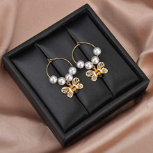 Load image into Gallery viewer, Individuality Gold&Sliver Insect Drop Earrings For Women Special Fashion Design Jewelry Classic Decoration Earrings Gold - 200000168