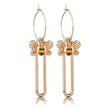 Load image into Gallery viewer, Individuality Gold&Sliver Insect Drop Earrings For Women Special Fashion Design Jewelry Classic Decoration Earrings Gold - 200000168