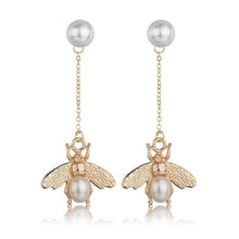 Load image into Gallery viewer, Individuality Gold&Sliver Insect Drop Earrings For Women Special Fashion Design Jewelry Classic Decoration Earrings Gold - 200000168