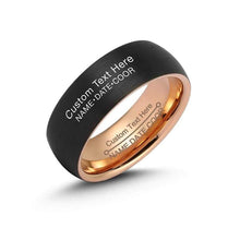 Load image into Gallery viewer, religous-jesus-cross-ring-amulet-jewlry-gold-black-rosegold-stainless-steel-letter-initials-letter-monogram-bible-rings-women-5-colors