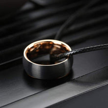 Load image into Gallery viewer, religous-jesus-cross-ring-amulet-jewlry-gold-black-rosegold-stainless-steel-letter-initials-letter-monogram-bible-rings-women-5-colors