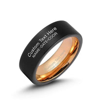 Load image into Gallery viewer, religous-jesus-cross-ring-amulet-jewlry-gold-black-rosegold-stainless-steel-letter-initials-letter-monogram-bible-rings-women-5-colors