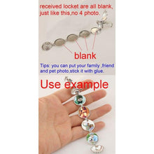 Load image into Gallery viewer, Magic 4 Photo Pendant Memory Floating Locket Necklace Angel Wings Flash Box Fashion Album Box Necklaces - Pendant Necklace