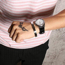 Load image into Gallery viewer, Mealguet Jewelry MG Jewelry High Polished Stainless Steel Plain Cuff Bangle Bracelets for Men Women Black 64mm - Jewelry