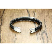 Load image into Gallery viewer, Mealguet Jewlery God is Greater Than The Highs and Lows Mens Leather Bracelets Christian Jewelry Confirmation Gift - Jewelry