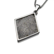 Load image into Gallery viewer, Mens Silver Stainless Steel one Pencentage 1%er Pendant Necklace 60 CM Chain - Pendant Necklace