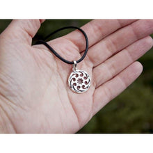 Load image into Gallery viewer, Ninja Throwing Stars Necklace Martial Arts Sports Jewelry for Men Women Japanese Shuriken Pendant Samurai Weapon Star Charm Japan Style Gift / 925 Sterling Silver