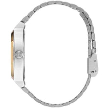 Load image into Gallery viewer, NIXON Time Teller A054 - Silver/Gold - 109M Water Resistant Mens Analog Watch (37mm Watch Face 19.5mm-18mm Stainless Steel Band) - Watch