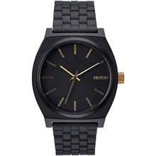 Load image into Gallery viewer, NIXON Time Teller Stainless Steel - Black/Gold Face/Matte Black Band - 9626719011