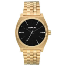 Load image into Gallery viewer, NIXON Time Teller Stainless Steel - Black/Silver Face/Gold Band - 9626719011