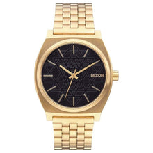 Load image into Gallery viewer, NIXON Time Teller Stainless Steel - Gold/Black Stamped Face/Gold Band - 9626719011