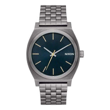 Load image into Gallery viewer, NIXON Time Teller Stainless Steel - Gunmetal/Indigo Face/Gunmetal Band - 9626719011