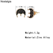 Load image into Gallery viewer, Nostalgia Crescent Moon Earrings Slavic Lunula Lunitsa Wicca Amulet Jewelry - Ear Jewelry