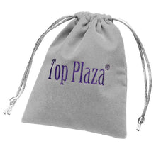 Load image into Gallery viewer, Top Plaza Mens Womens Reiki Healing Energy Natural Tiger Eye Stone Magnetic Hematite Therapy Beads Macrame Adjustable Braided Link