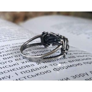 925 Sterling Silver Double Little Frogs Ring Fashion Casual Rings Handmade Frog Animal Jewelry Money Attraction Wealth Abundance Talisman Gifts for Women Size 7