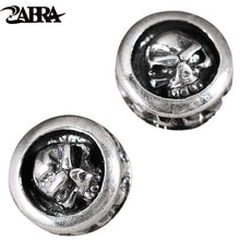 Load image into Gallery viewer, 925 Sterling Silver Earrings Studs Set for Men + Women Small Earrings Rock Gothic Retro Jewelry Brinco
