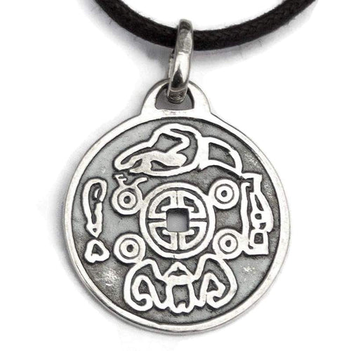 925 Sterling Silver Lucky Coin Necklace Ancient Chinese Coins Money Pendant Evil Eye Good Luck Charm Feng Shui Attract Fortune Amulet Talisman Jewelry Gift for Men Women/Handmade