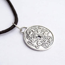 Load image into Gallery viewer, 925 Sterling Silver Lucky Coin Necklace Ancient Chinese Coins Money Pendant Evil Eye Good Luck Charm Feng Shui Attract Fortune Amulet Talisman Jewelry Gift for Men Women/Handmade
