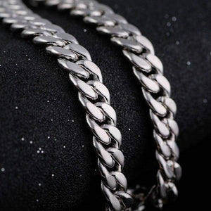 925 Sterling Silver Mens Bracelet 7mm Wide High Polish Rock Trendy Hiphopboy Wrist Band Hand Chain Jewelry Gift
