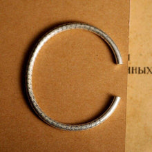 Load image into Gallery viewer, 925 Sterling Silver Retro Open Cuff Buddhism Stamp Bangle Tibetan Buddhist Bracelet Jewelry
