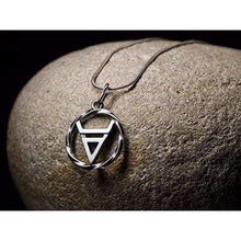 Load image into Gallery viewer, 925 Sterling Silver Veles Pendant Viking Necklace for Men Women Norse Wiccan Jewelry Pagan Slavic Symbol Amulet Talisman of Prosperity and Wealth Handmade/Additional Option -Sterling Silver Chains
