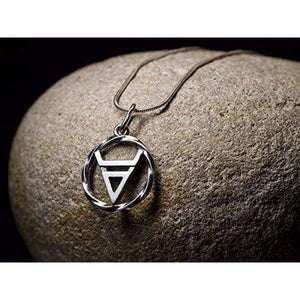 925 Sterling Silver Veles Pendant Viking Necklace for Men Women Norse Wiccan Jewelry Pagan Slavic Symbol Amulet Talisman of Prosperity and Wealth Handmade/Additional Option -Sterling Silver Chains