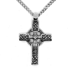 Load image into Gallery viewer, AMUMIU Stainless Steel Pendant Christian Bible Prayer Cross Pendant Men Necklace Charming Gifts Jewelry HZP348

