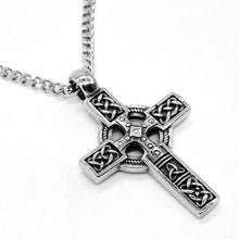 Load image into Gallery viewer, AMUMIU Stainless Steel Pendant Christian Bible Prayer Cross Pendant Men Necklace Charming Gifts Jewelry HZP348
