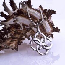 Load image into Gallery viewer, Ancient Pagan Amulet&quot;Wedding&quot; Sterling Silver 925 Pendant Necklace Svadebnik Slavic Symbol of Strong Marriage Union Wiccan Norse Jewelry for Women Family Love Talisman/Handmade
