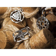 Load image into Gallery viewer, Ancient Pagan Amulet&quot;Wedding&quot; Sterling Silver 925 Pendant Necklace Svadebnik Slavic Symbol of Strong Marriage Union Wiccan Norse Jewelry for Women Family Love Talisman/Handmade
