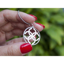 Load image into Gallery viewer, Ancient Pagan Symbol&quot; Wedding&quot; Sterling Silver 925 Pendant Necklace Svadebnik Slavic Amulet of Strong Marriage Union Wiccan Norse Jewelry for Women Family Love Talisman Handmade
