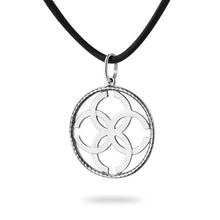 Load image into Gallery viewer, Ancient Pagan Symbol&quot; Wedding&quot; Sterling Silver 925 Pendant Necklace Svadebnik Slavic Amulet of Strong Marriage Union Wiccan Norse Jewelry for Women Family Love Talisman Handmade
