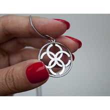 Load image into Gallery viewer, Ancient Pagan Symbol&quot; Wedding&quot; Sterling Silver 925 Pendant Necklace Svadebnik Slavic Amulet of Strong Marriage Union Wiccan Norse Jewelry for Women Family Love Talisman Handmade
